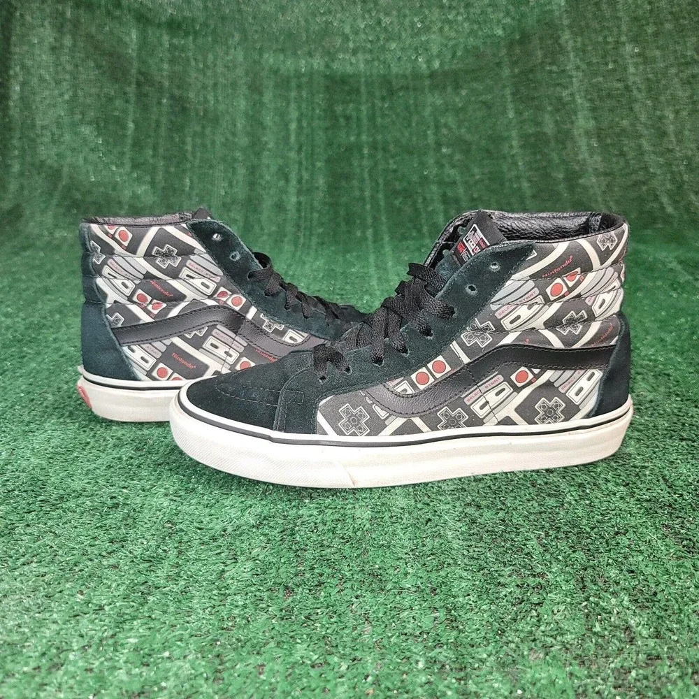 VANS Sk8-Hi Reissue x Nintendo Controller Men's size 7 / Women's size 8.5 - Picture 2 of 14